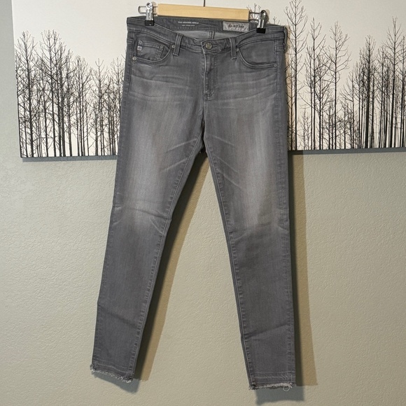 Anthropology AG Adriano Goldschmied Jeans Legging Supper Skinny Ankle Size 29 R - Picture 5 of 8